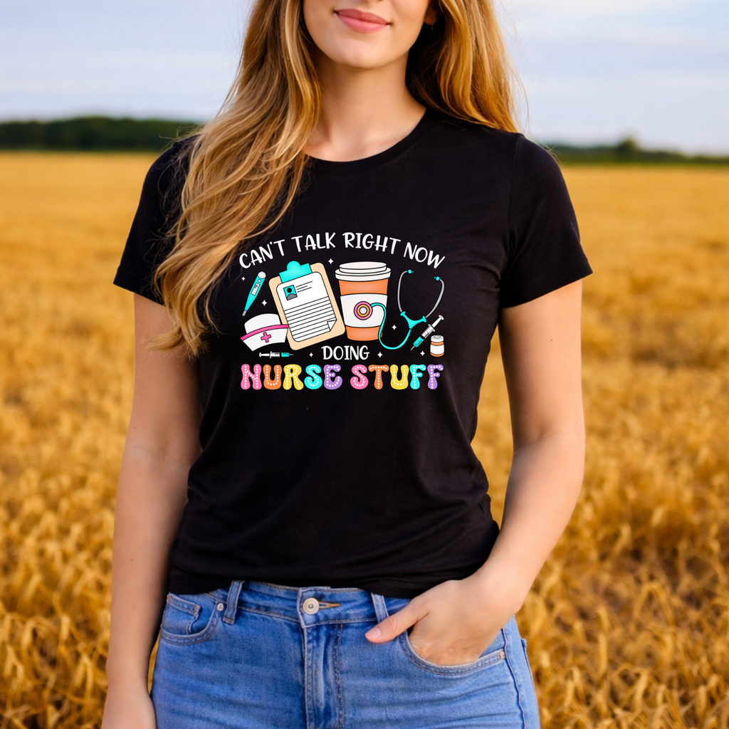 Tricou 100% bumbac Nurse stuff