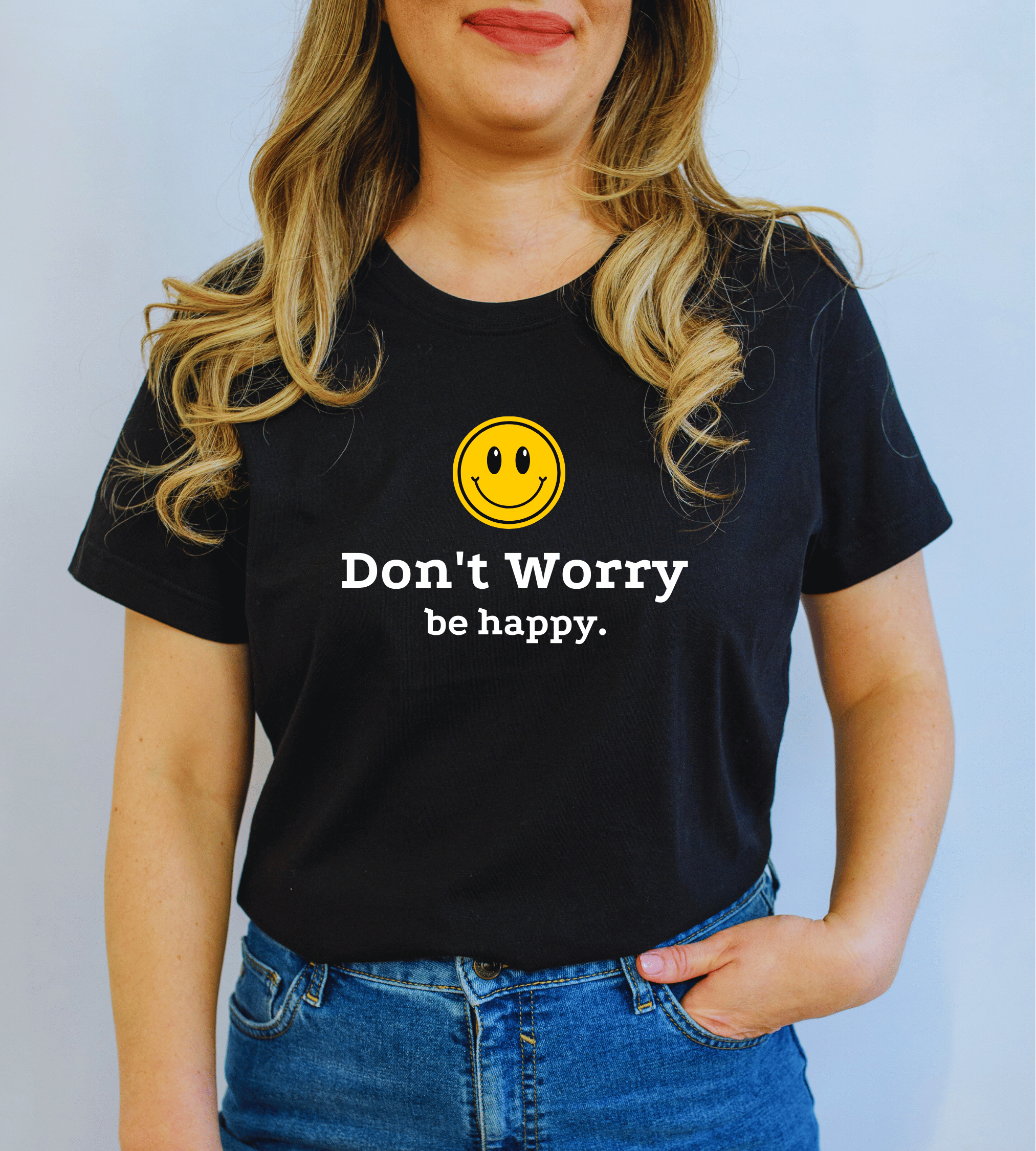 Tricou ''be happy''